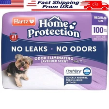 Dog Training Pads Lavender Scented 100ct Absorbent Disposal Odor Control 21x21