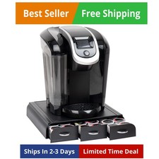 Single Serve Coffee Pod Organizer with 3 Drawers, 36 Pod Capacity, Countertop...