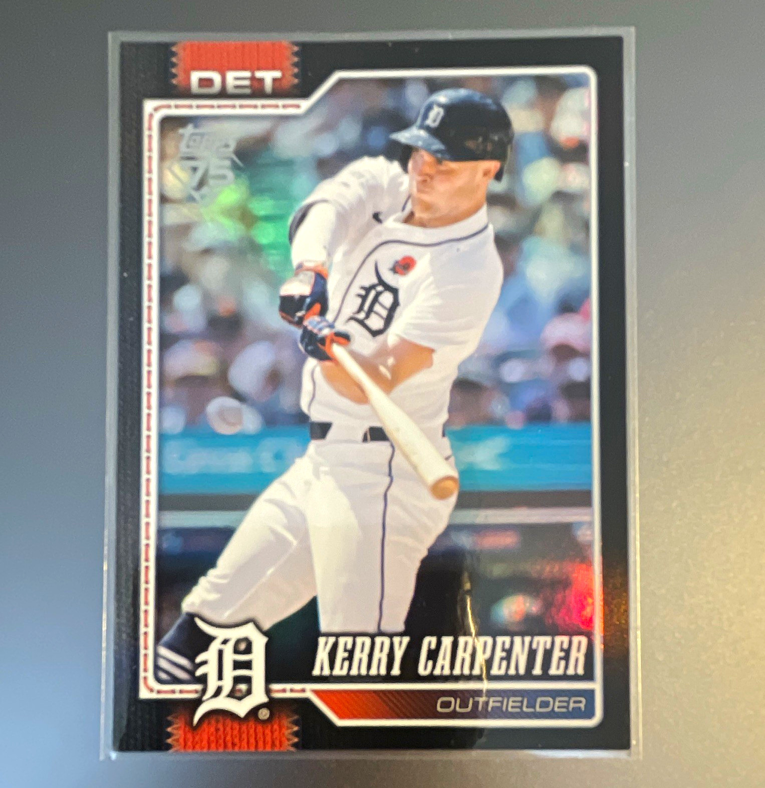 2026 Topps Series 1 Kerry Carpenter 1/10 “First On Print” Detroit Tigers #61