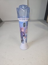 Disney Frozen 2 Microphone w/ Sounds Flashing Lights - Works. Em