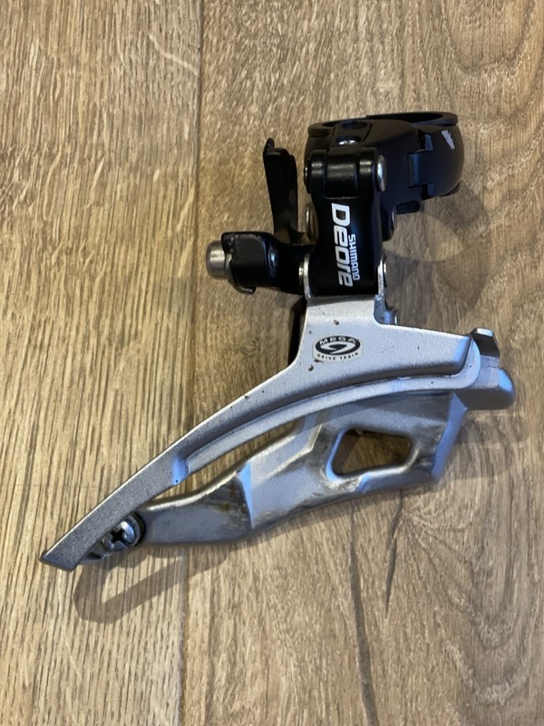 Shimano Deore Front Derailleur Top Pull 31.8 Mega 9 Front Mech Vintage Retro MTB