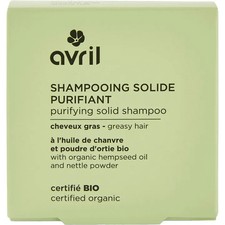 Avril Shampooing Solide Purifiant Bio Cheveux Gras 60 g
