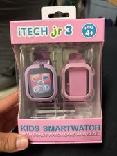 iTECH jr 3 Kids Smartwatch Touch Screen STEM Bonus Band  Bezel Pink