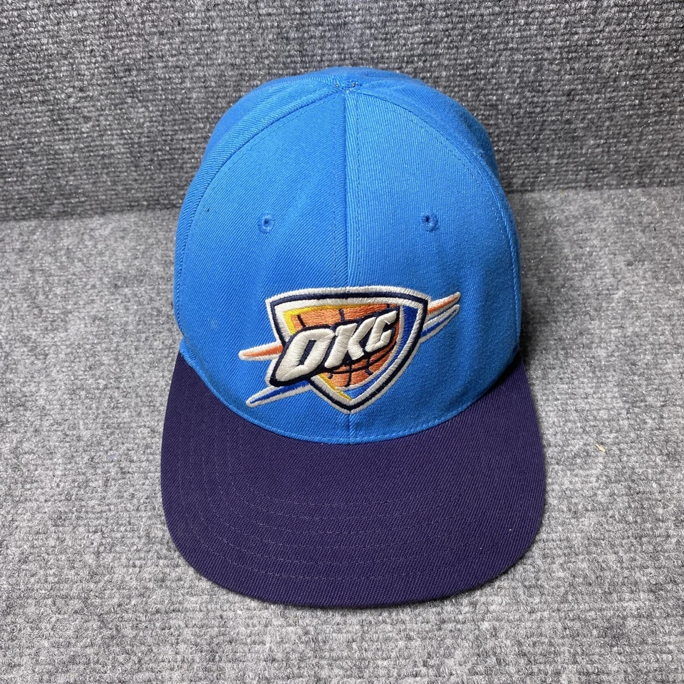 Gorra Oklahoma City Thunder ajustada para hombre talla única NBA baloncesto ajuste con memoria Foto 2 de 4