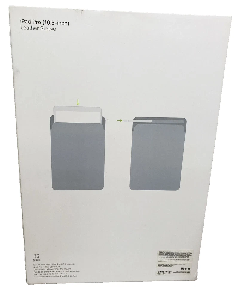 Apple Leather Sleeve for 10.5" iPad Pro - Black NIB - Image 3 of 3