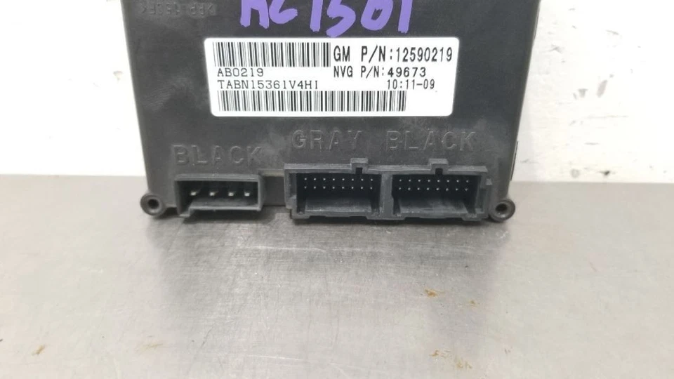 06 MÓDULO CAJA TRANSFERENCIA CHEVY SILVERADO 2500 12590219 Foto 4 de 4