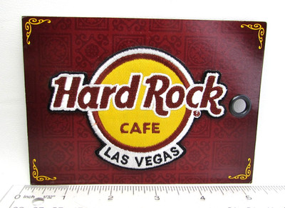 Vintage Hard Rock Cafe Las Vegas Jacket Patch Nevada HRC Classic Logo NOS NIP