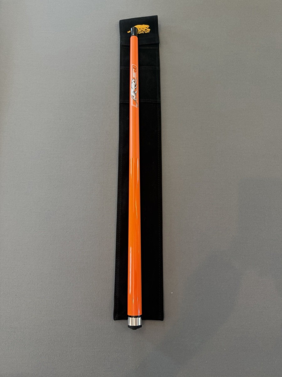 Predator Sport Flare Orange Pool Cue - No Wrap- New-uniloc-butt