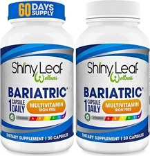 Bariatric Multivitamin Once-a-day Vegetarian Capsule Shiny Leaf - 60 pack