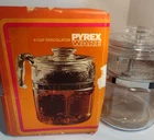 Vintage Pyrex Ware 7759 9 Cup Percolator Coffee Pot Glass