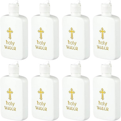 8Pcs Holy Water Bottles Holy Water Empty Containers 100ml Holy Water Plastic Bot