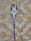 Wallace Sterling Aegean Weave Silver Pierced Serving Spoon 8 7/8"