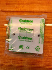 Crabtree Capital 4172 2 Gang Switch 10A 2 Way Single Pole White