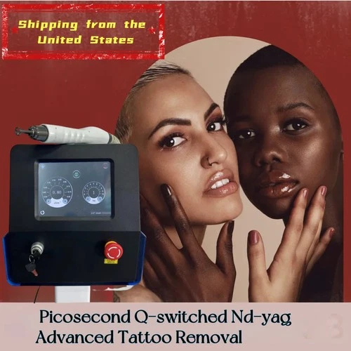 Picosecond Q-Switch ND Yag Laser Machine Pico Laser Tattoo Removal Machine image 5