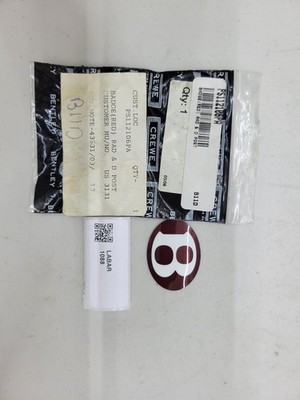Rolls Royce & Bentley BADGE(RED) RAD & D POST PS112106PA OEM
