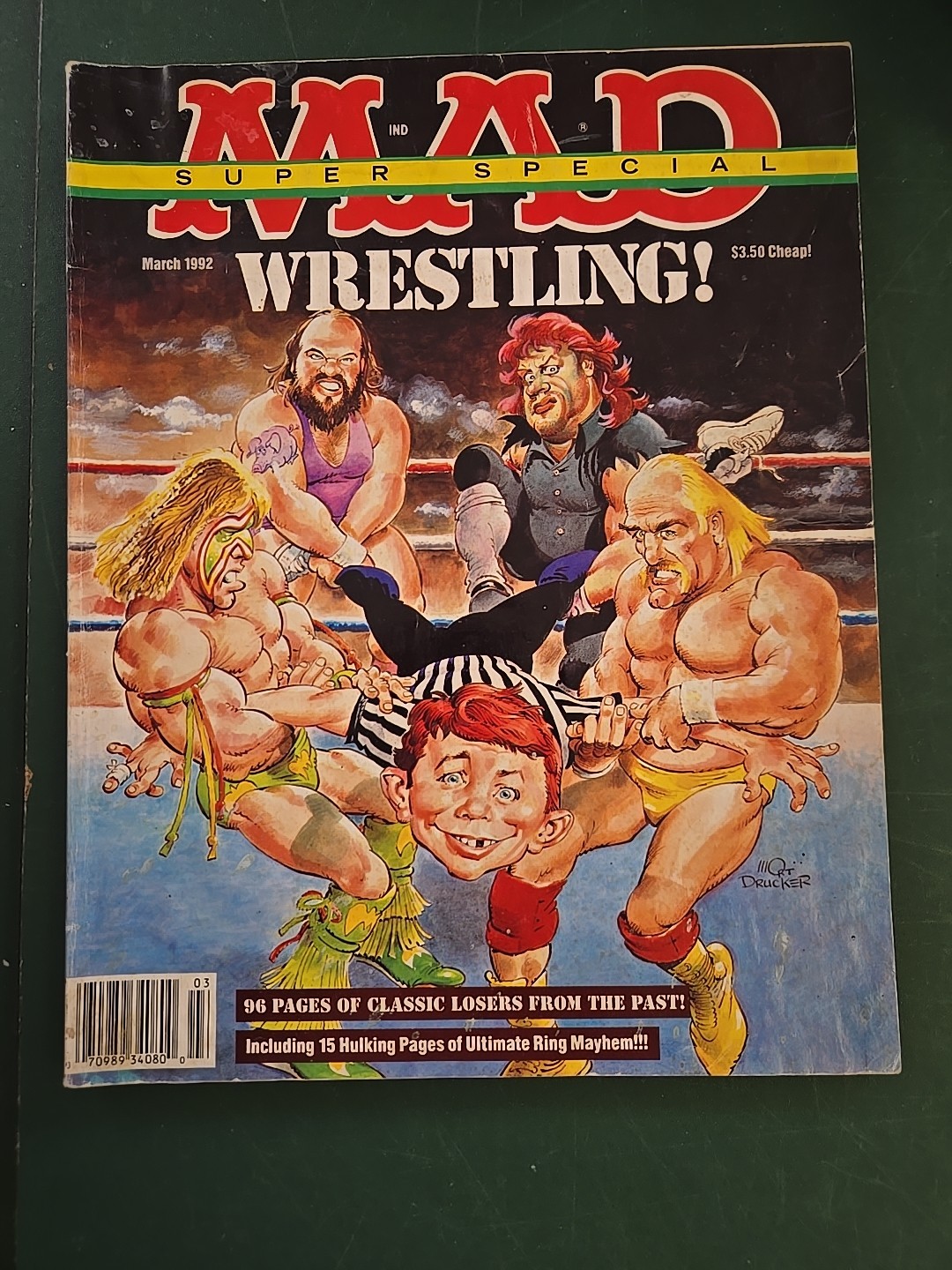 Mad Magazine Super Special #80 Wrestling March 1992 - 96 Pages