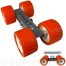 Slipwagen 4-fach Polyurethan Sliprolle Ø125 ...