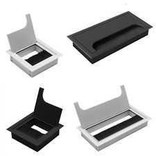 Computer square grommet insert Desk table cable tidy outlet USB Wire Cover