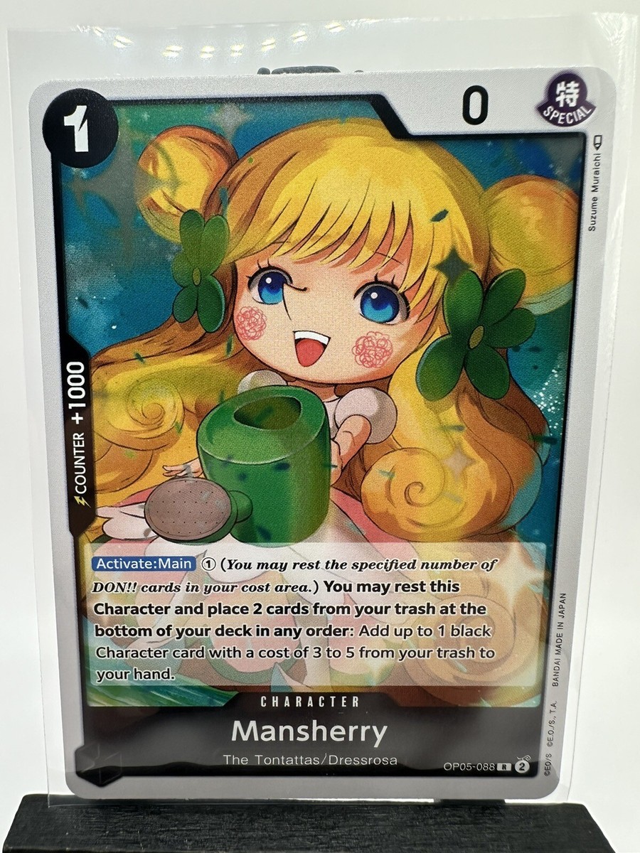 One Piece TCG Awakening Of The New Era Mansherry OP05-088 R English | eBay