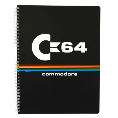 Commodore 64 Collegeblock A4 C64 Black Logo - United Labels