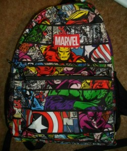 marvel heroes backpack