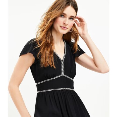 black mini dress for tall women Black Lycra Mini Dress main image 1