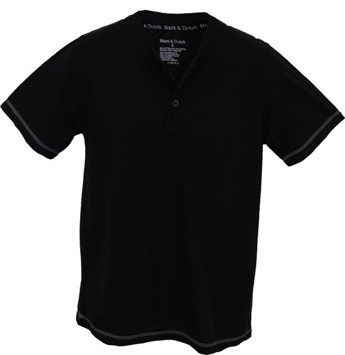 Camisetas Henley Marx & Dutch™ de moda color liso 125180 de manga corta - Imagen 13 de 20