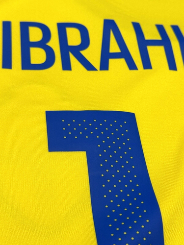 2016/17 Sweden Home Jersey #10 Ibrahimovic 2XL adidas Soccer Euro Zlatan Kit - Picture 9 of 21
