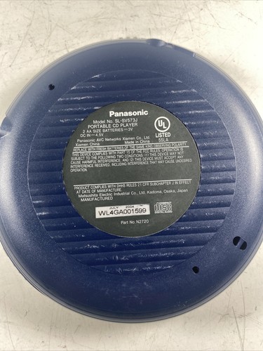 Panasonic~SL-SV573J~Portable~AM/FM Radio~CD/MP3 Player. Tested & Working. Read. - Picture 15 of 16