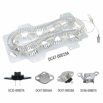 Dryer Heating Element Kit for Samsung Dryer DV218AEB/XAA-0000 DV409AER/XAA-0000
