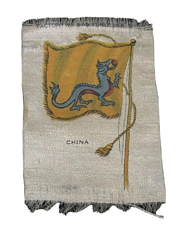 China Dragon Flag Egyptian Straights Cigarettes Tobacco Silk Victorian Era