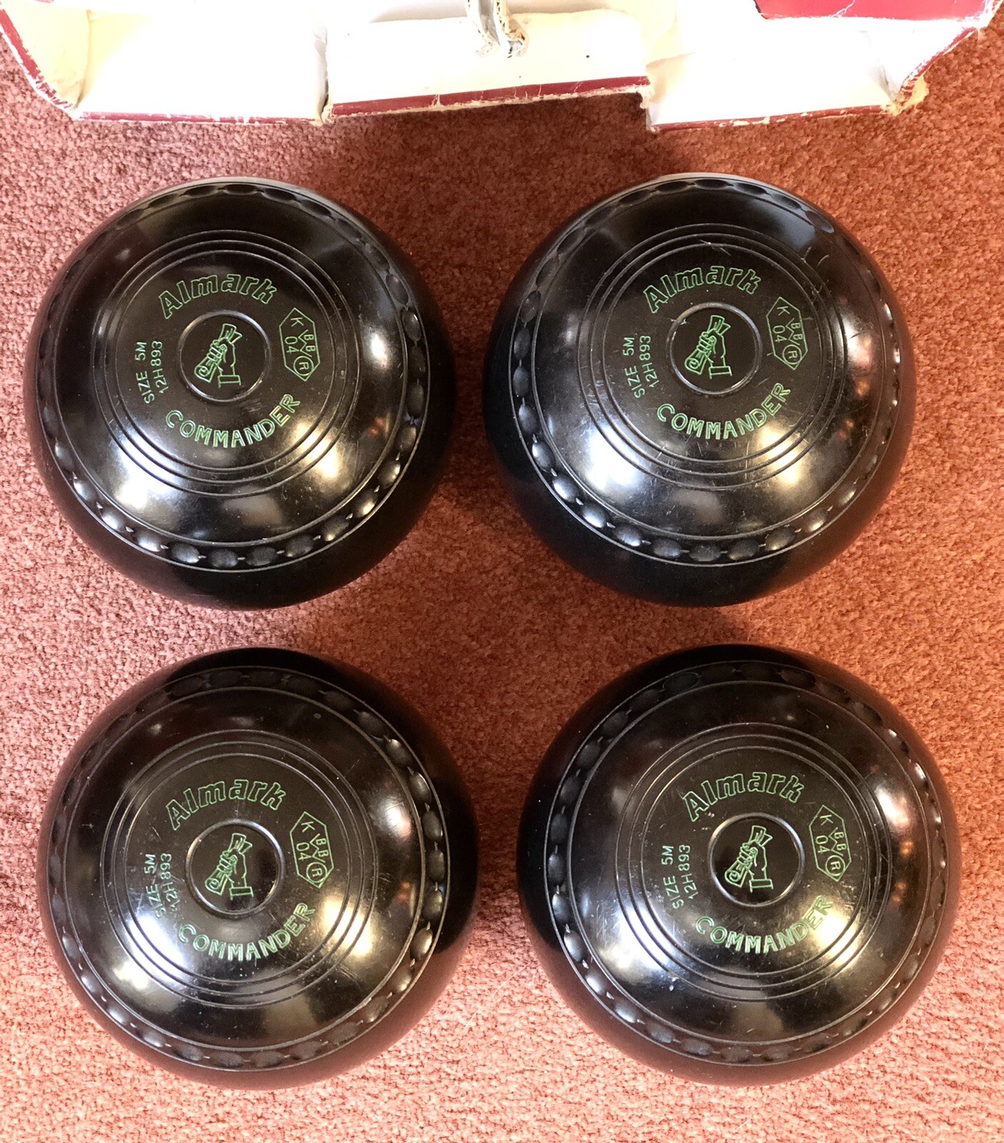 ALMARK COMMANDER Lawn Bowls Size 5 Medium Indoor / Outdoor Good