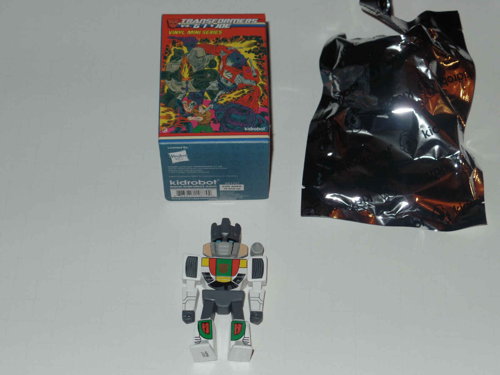 Kidrobot Transformers Vs Gi Joe Wheeljack 3" Vinyl Mini Figure Hasbro 2/24