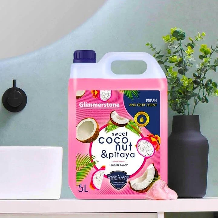 Flüssigseife Handseife Seife fruchtig-süße Kokosnuss und Pitaya 5L 10L 15L 20L - Bild 3 von 4