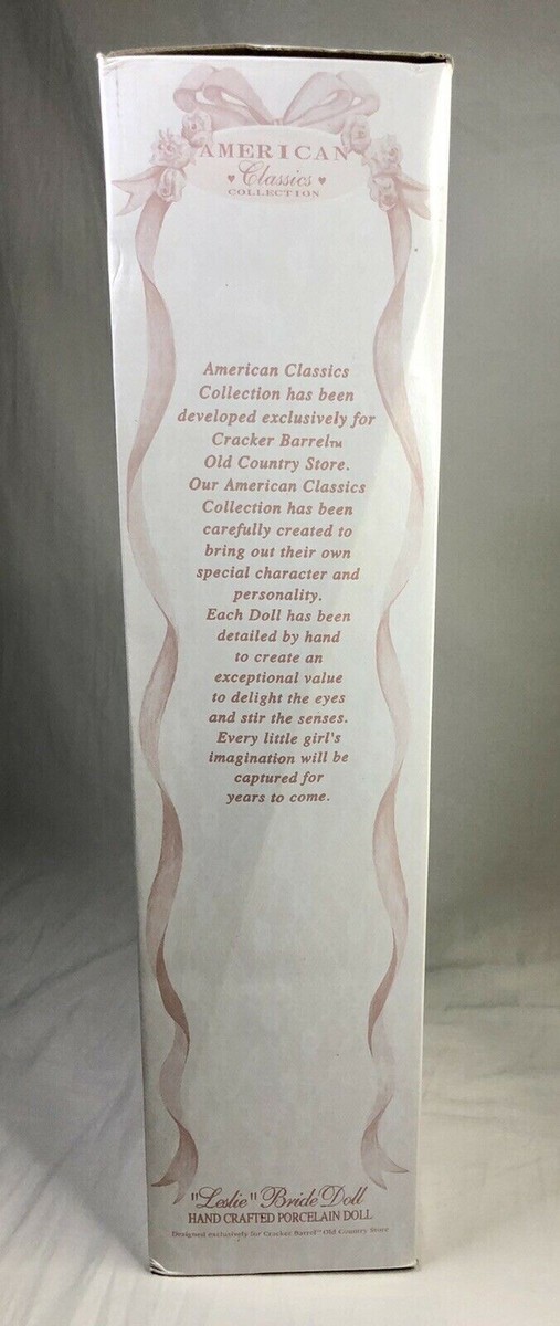 American Classics Collection Porcelain “Leslie” Bride Doll Cracker