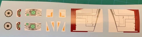 Custom Replacement Stickers for Star Wars Republic Gunship 75021