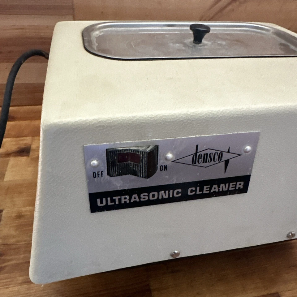 Limpiador Ultrasónico Densco Vintage Crest Ultrasonics Corp. Modelo 100 1.2Amp 115V Foto 2 de 4