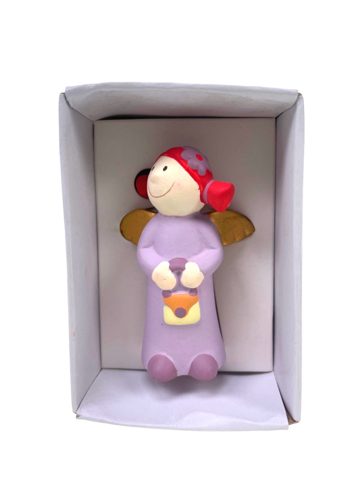 "kleine" himmlische Schwestern - Rosine Porzellanfigur Schutzengel