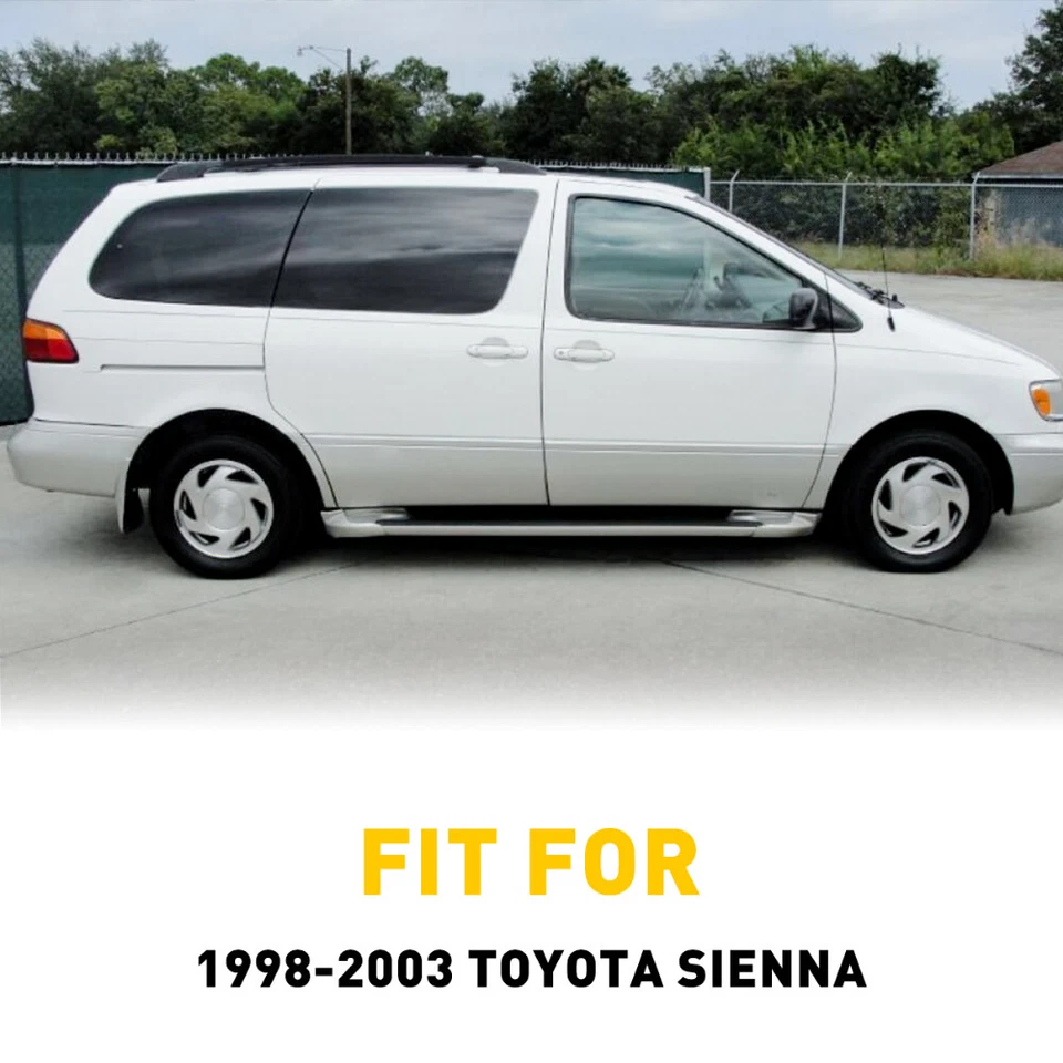 4PCS Outside Exterior Door Handle Set For of 4pcs Toyota 1998-2003 Sienna White - Image 4 of 4