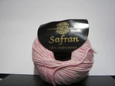 1 Ball ~ Garn Studios "Safran" 100% Cotton Yarn ~ Pink & White Variegate