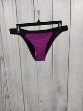 Dolfin Woman's Bellas Mesh Bikini Swimsuit Bottom Purple Extra Small AD9