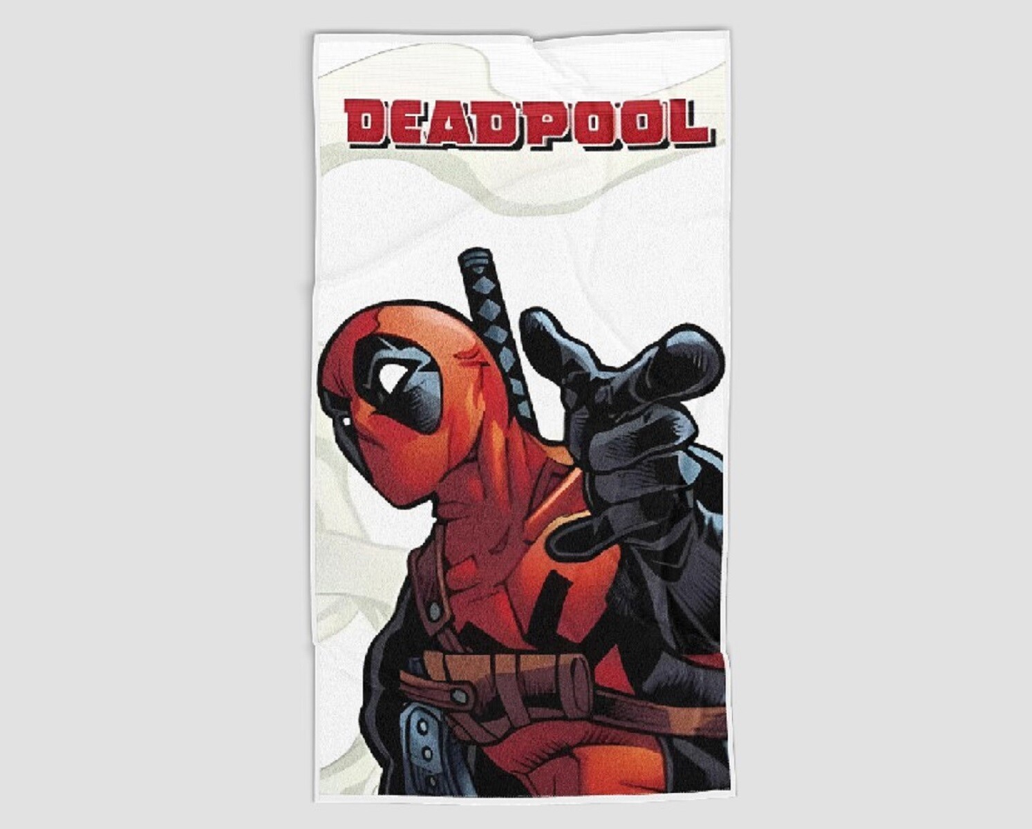 Пряжа Marvel Deadpool 100 полиэстер идеально подходит для пряди 140х70 см 2890₽