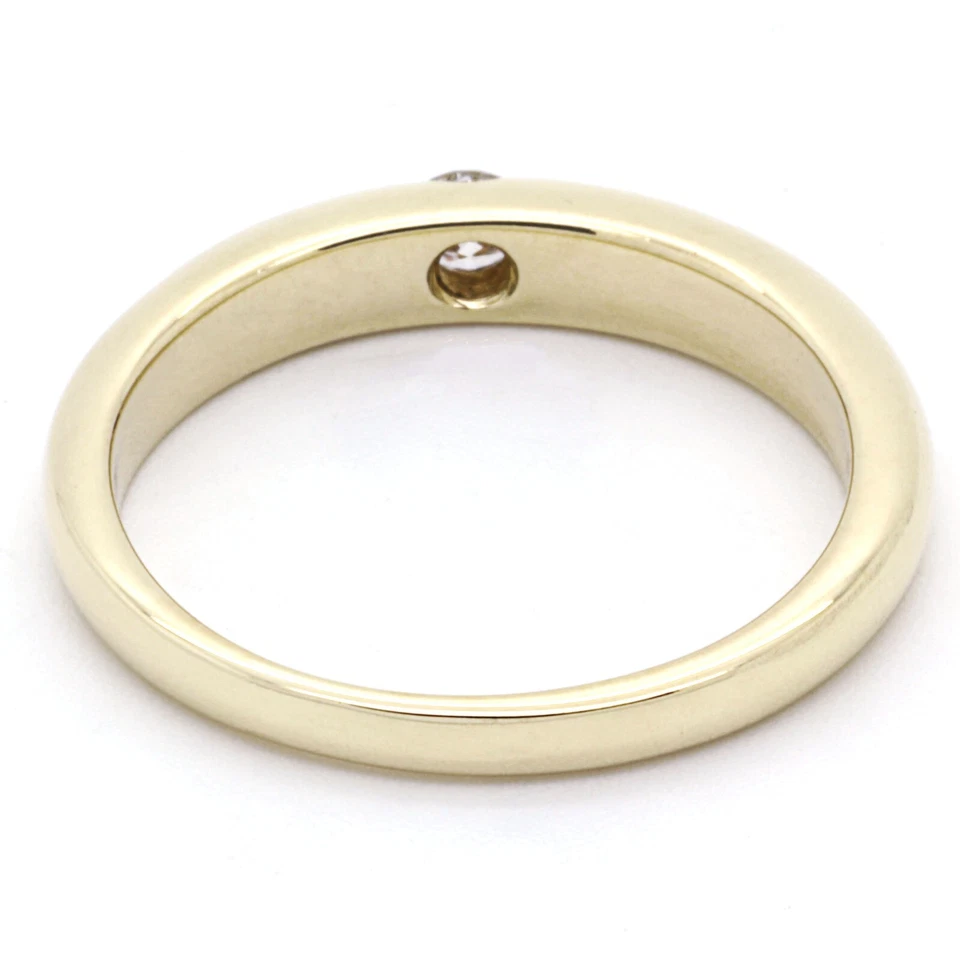 Ring 585 Gelbgold mit Diamant - Bild 4 von 4