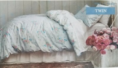 Simply Shabby Chic Lily Rose Duvet Cover Set Blue Twin Twin Xl