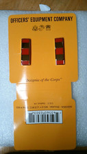 MILITARY INSIGNIA RANK SET OF 2 FULL SIZE CHIEF WARRANT OFFICER TWO MARINE CORPS