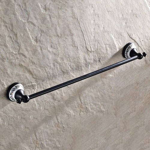 Black Brass Ceramic Bathroom Accessories Set Bath Hardware Towel Bar yzh133 - Picture 7 of 32