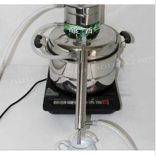 Hot! Home Brew kit Oil Boiler 8L/2 Gal Stainless Alcohol distiller