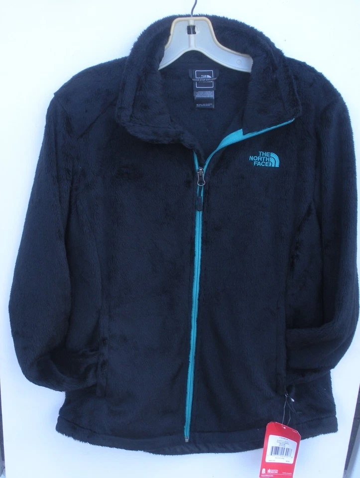 Chaqueta polar The North Face para mujer Osito 2 - C782 - M - Negra / Verde Kokomo - Nueva