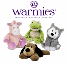 WARMIES Full Size 13" Microwavable Plush Stuffed Animals - Soft & Cuddly - NWT