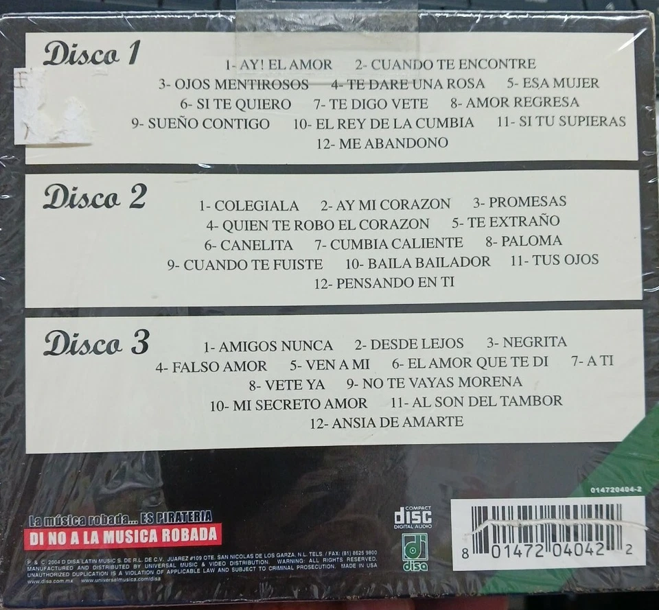 Los Askis - La Mejor ... Coleccion [3CD's, Set] (Audio CD, Nuevo Sellado) - Image 2 of 2